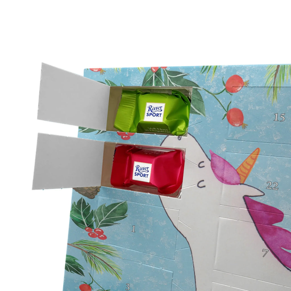 Chocolate advent calendar unicorn yoga mindfulness, relaxation, gift, present, sports, sweet