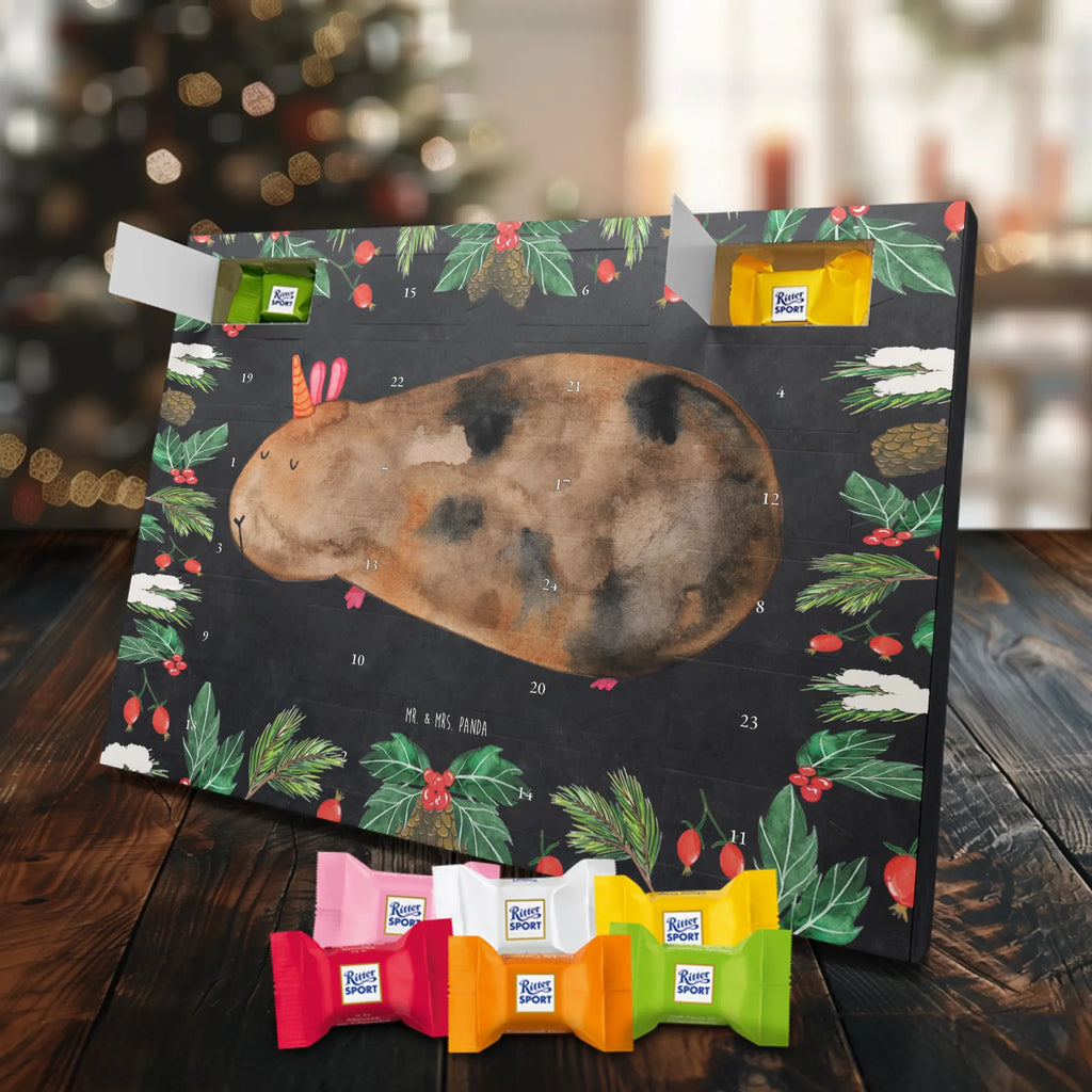 Chocolate advent calendar unicorn Guinea pig guinea pig, squirrels