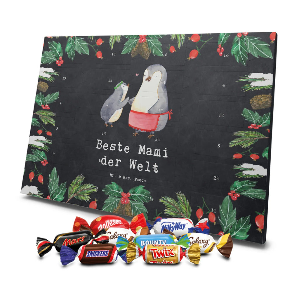 Chocolate advent calendar penguin Best mom in the world gift, birthday, gift idea, birthday present, giving, thank you, for, make you happy, gift tip, Daughter, Super Mom, Best, Best Mom, Thank You, Mother, Mother&#39;s Day, Son