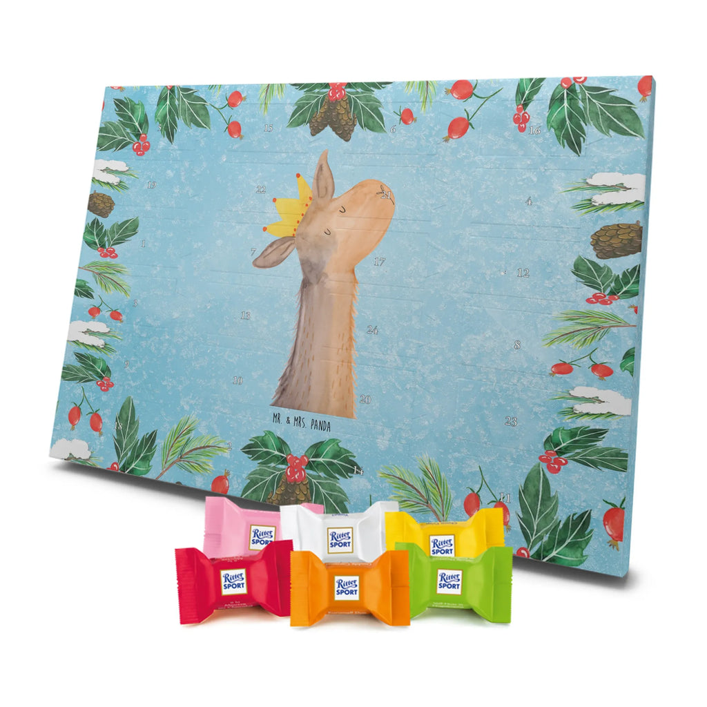 Chocolate advent calendar llama head king trendy animal, alpaca, Llama, king, office colleague, supervisor, high school graduation, mum, girlfriend, colleague