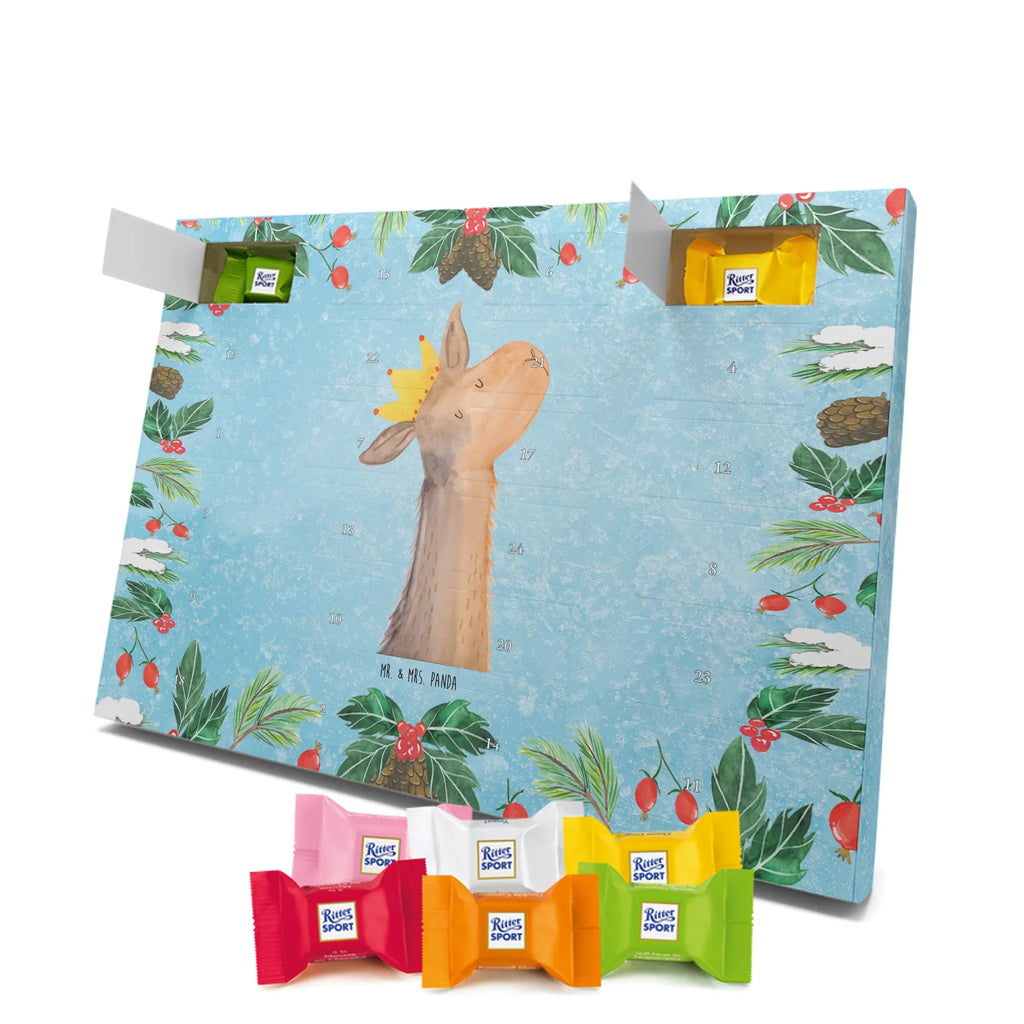 Chocolate advent calendar llama head king trendy animal, alpaca, Llama, king, office colleague, supervisor, high school graduation, mum, girlfriend, colleague