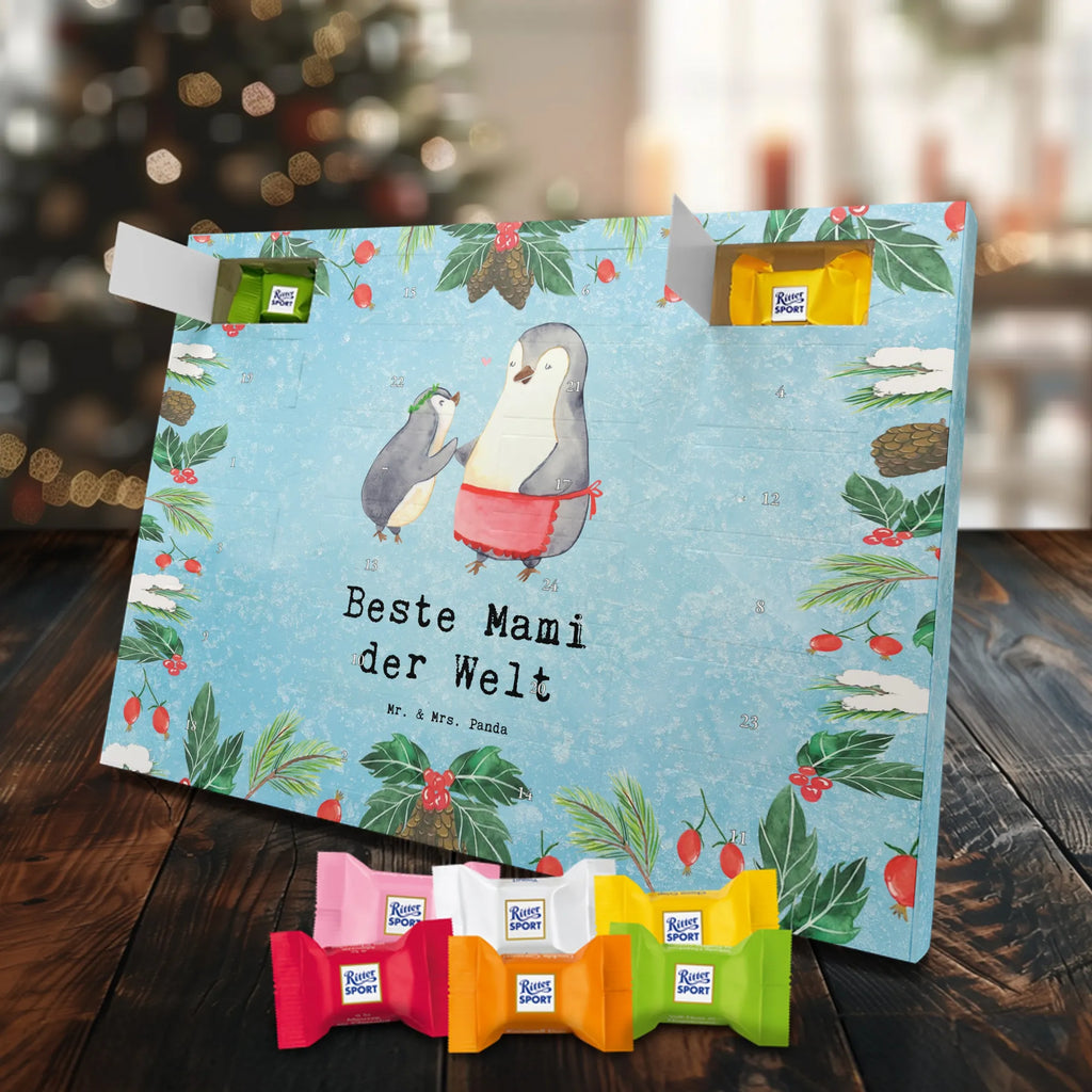 Chocolate advent calendar penguin Best mom in the world gift, birthday, gift idea, birthday present, giving, thank you, for, make you happy, gift tip, Daughter, Super Mom, Best, Best Mom, Thank You, Mother, Mother&#39;s Day, Son