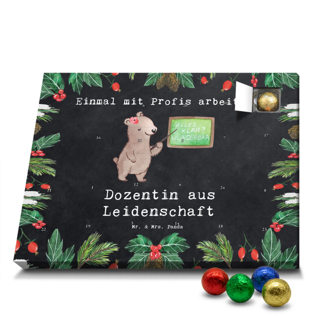 Chocolate advent calendar female lecturer Passion gift, sayings, gift idea, best, farewell gift, passing exam, anniversary, retirement, promotion, job start, profession