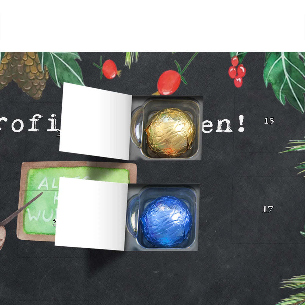 Chocolate advent calendar female lecturer Passion gift, sayings, gift idea, best, farewell gift, passing exam, anniversary, retirement, promotion, job start, profession