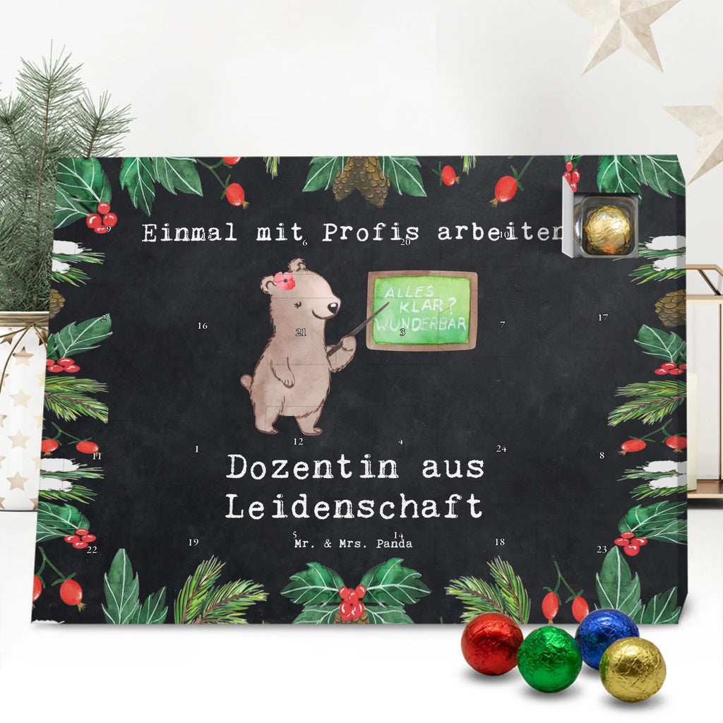 Chocolate advent calendar female lecturer Passion gift, sayings, gift idea, best, farewell gift, passing exam, anniversary, retirement, promotion, job start, profession