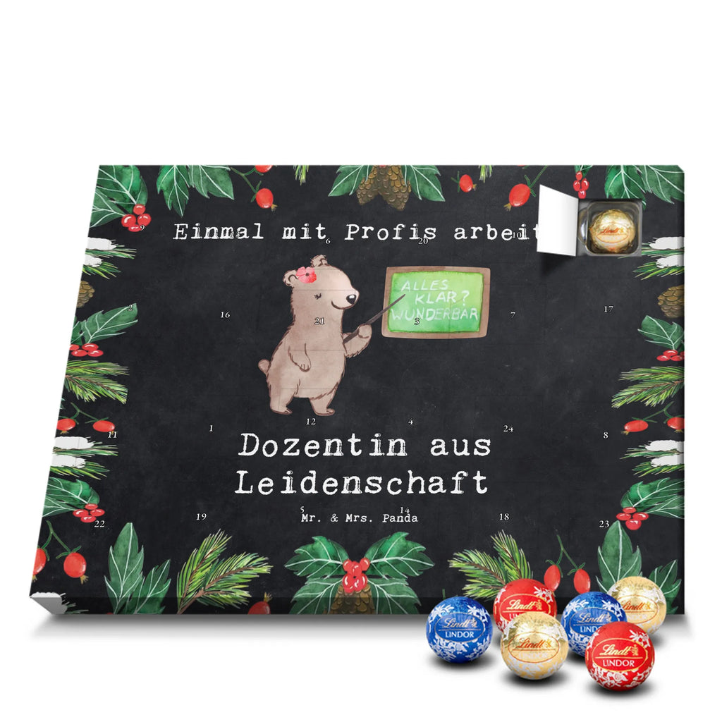 Chocolate advent calendar female lecturer Passion gift, sayings, gift idea, best, farewell gift, passing exam, anniversary, retirement, promotion, job start, profession