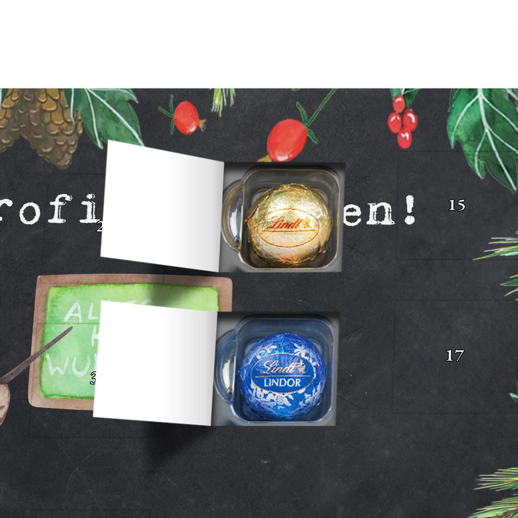 Chocolate advent calendar female lecturer Passion gift, sayings, gift idea, best, farewell gift, passing exam, anniversary, retirement, promotion, job start, profession