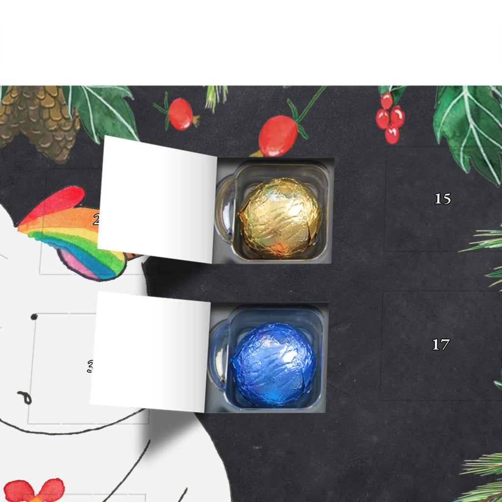 Chocolate advent calendar unicorn Sad friends, Friendship, consoling, grief, greeting card, flower