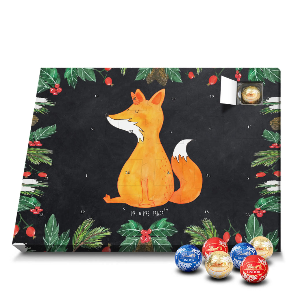 Chocolate advent calendar unicorn Wish foxes, fox horns