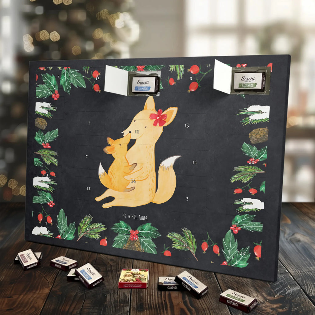 Chocolate advent calendar Fox mummy Father's Day, Mother's Day, daughter, mother, favourite daughter, best daughter, present