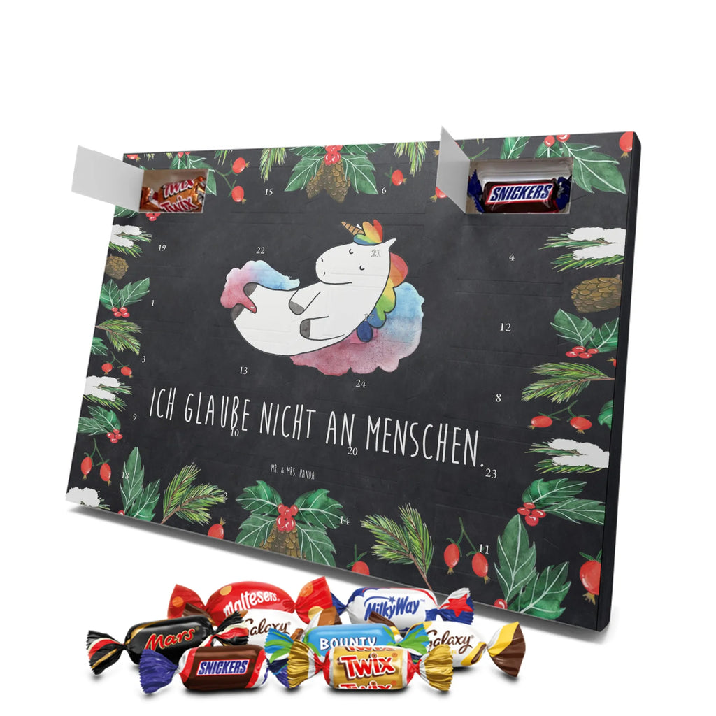 Chocolate advent calendar unicorn cloud 7 witty, faith, people, gift, reality, in love