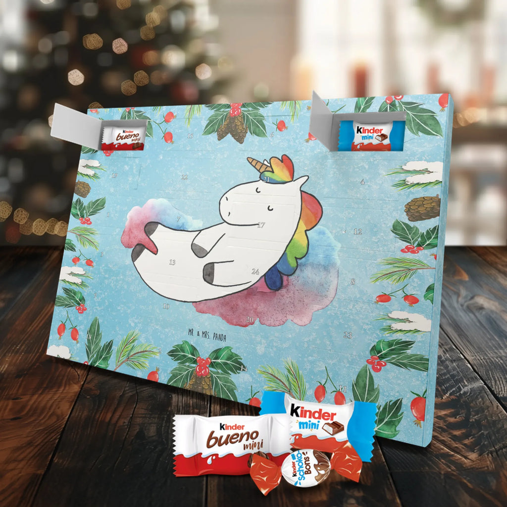 Chocolate advent calendar unicorn cloud 7 witty, faith, people, gift, reality, in love