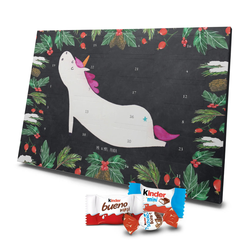 Chocolate advent calendar unicorn yoga mindfulness, relaxation, gift, present, sports, sweet