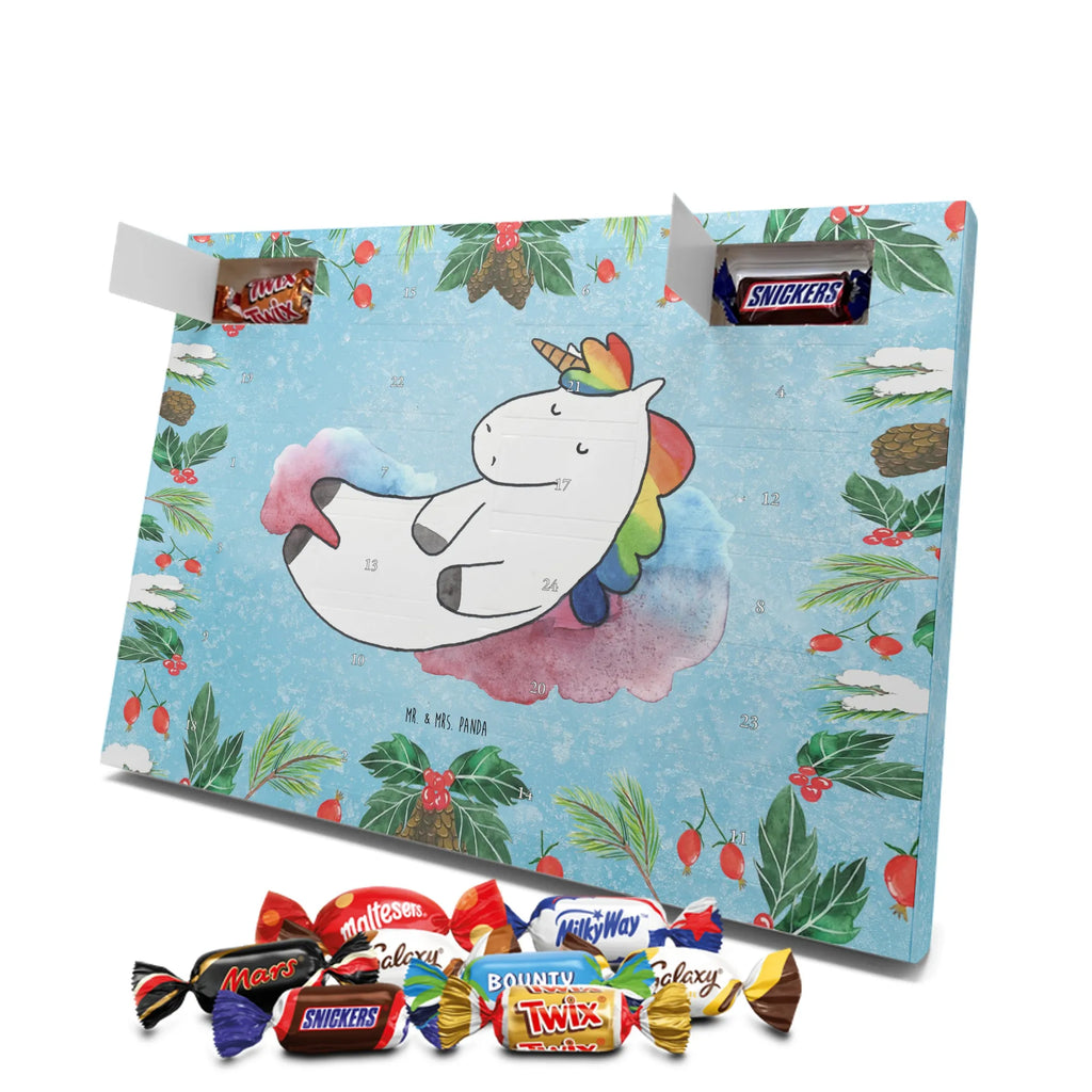 Chocolate advent calendar unicorn cloud 7 witty, faith, people, gift, reality, in love