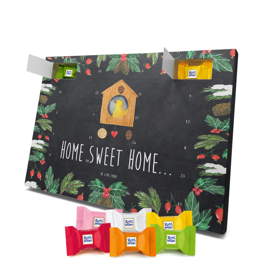 Chocolate advent calendar birdhouse Home gift ideas, gifts, small animals, good mood, cute, funny sayings, cute animal motives, hand drawn, special gifts, card, animal lover, gift, moving out, birdhouse, bird, moving in, house building, moving gift
