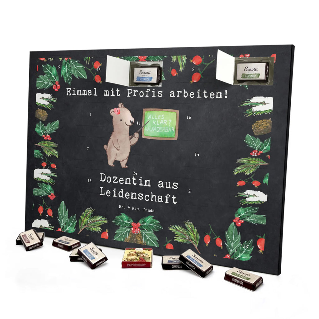 Chocolate advent calendar female lecturer Passion gift, sayings, gift idea, best, farewell gift, passing exam, anniversary, retirement, promotion, job start, profession