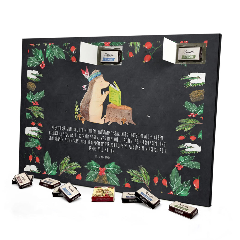 Chocolate advent calendar Hedgehog feather headdress Forest animals, Adventure, Campfire, Indians, Hedgehogs