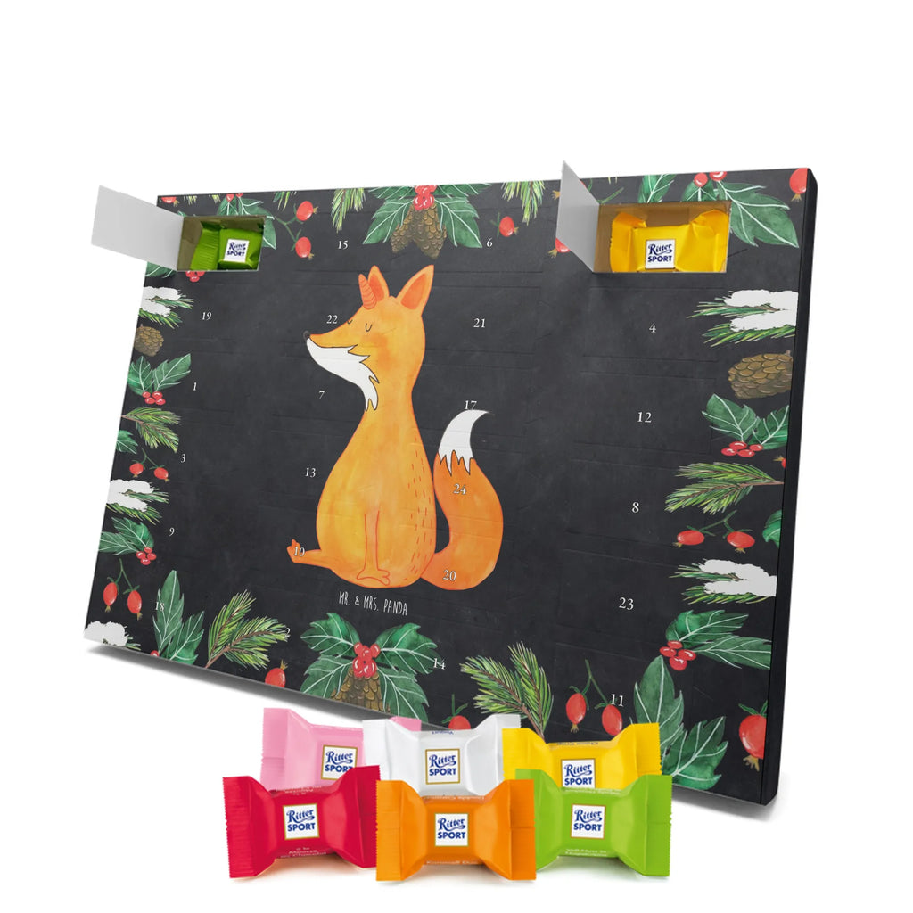 Chocolate advent calendar unicorn Wish foxes, fox horns