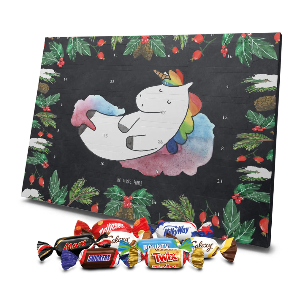 Chocolate advent calendar unicorn cloud 7 witty, faith, people, gift, reality, in love