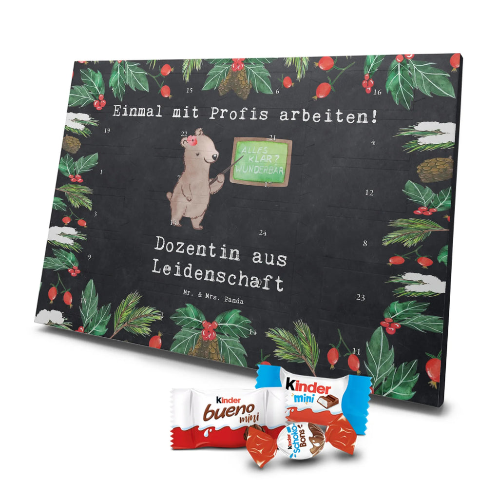 Chocolate advent calendar female lecturer Passion gift, sayings, gift idea, best, farewell gift, passing exam, anniversary, retirement, promotion, job start, profession