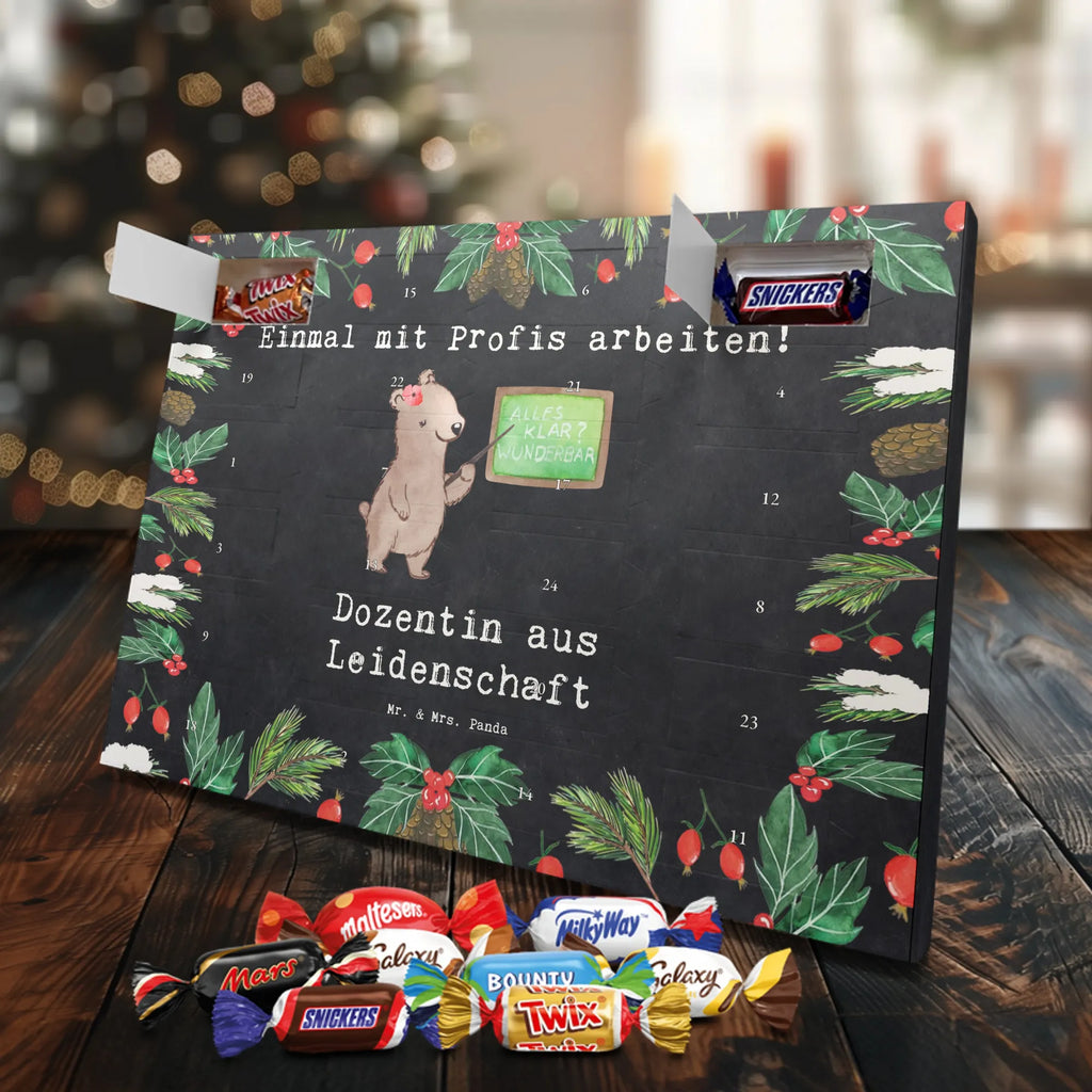 Chocolate advent calendar female lecturer Passion gift, sayings, gift idea, best, farewell gift, passing exam, anniversary, retirement, promotion, job start, profession