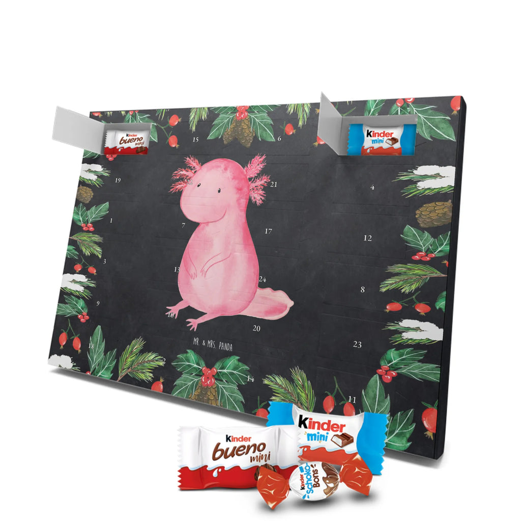 Chocolate advent calendar axolotl zero Mexican walking fish, Axelotl, marine animals, salamander, lifestyle, girlfriend, cheerful, contented, worldly wisdom, wisdom