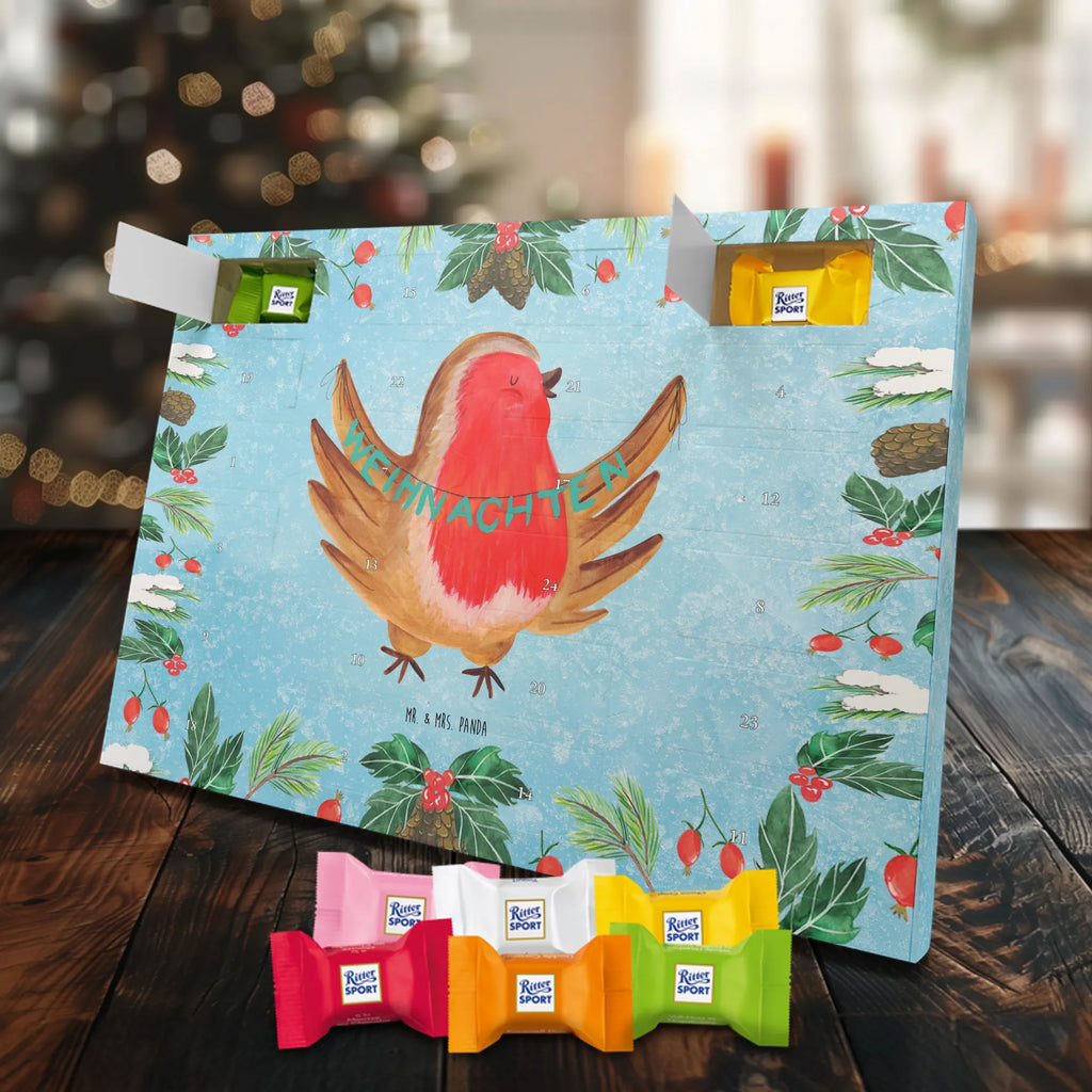 Chocolate advent calendar robin Christmas Christmas time, snow, Christmas greeting, Christmas motif, Merry Christmas, Christmas Eve, bird
