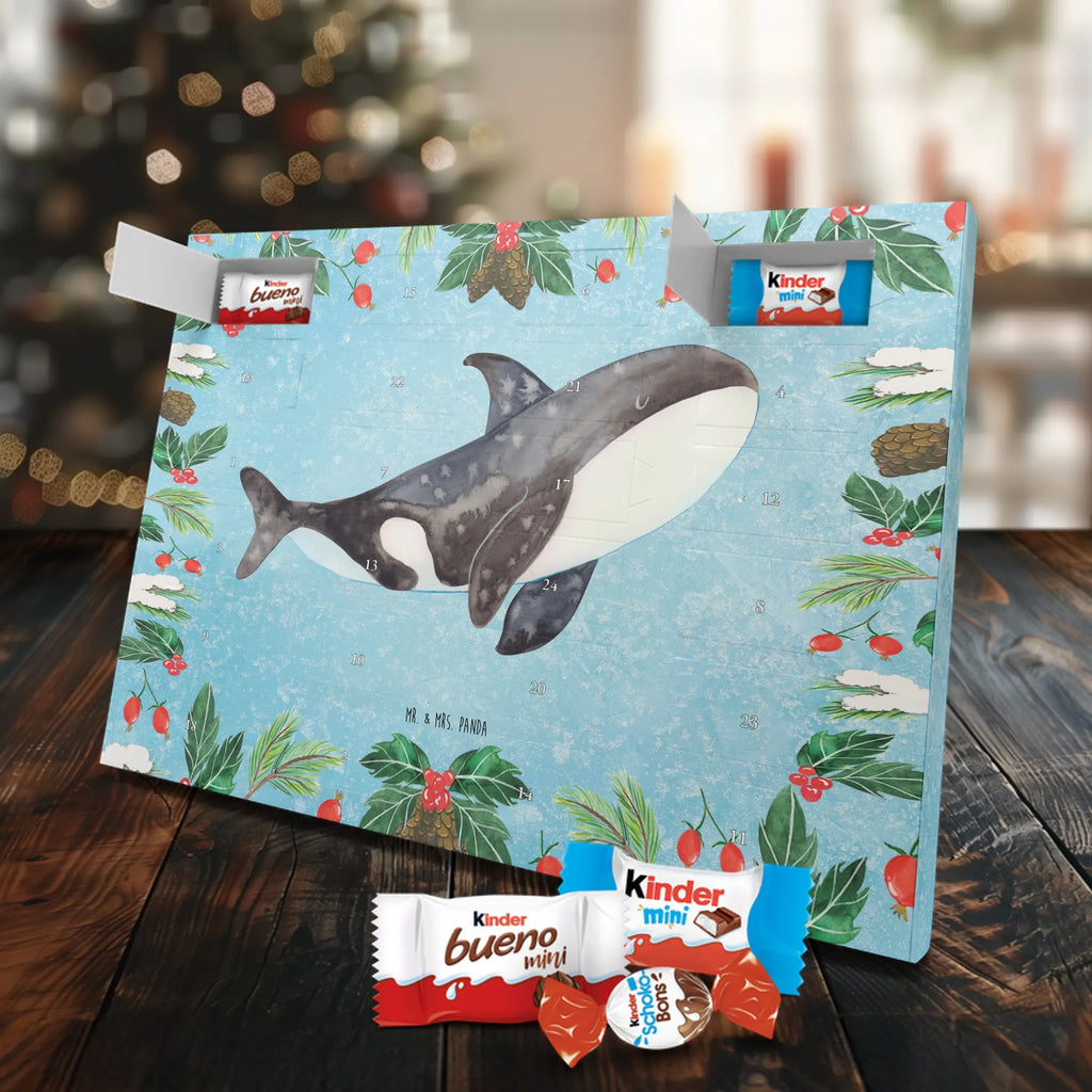 Chocolate advent calendar Orca manatee, vacation, aquatic animals, deep sea, underwater animals, seafood fans, underwater world, seafood posters, seafood decoration, whale, reef, water world, lobster, sea urchin, gift ideas, shrimp, narwhal, corals, gifts for seafood lovers, platypus, crocodile, shells, Seafood, ocean, self-love, new start, work, killer whale, opportunities