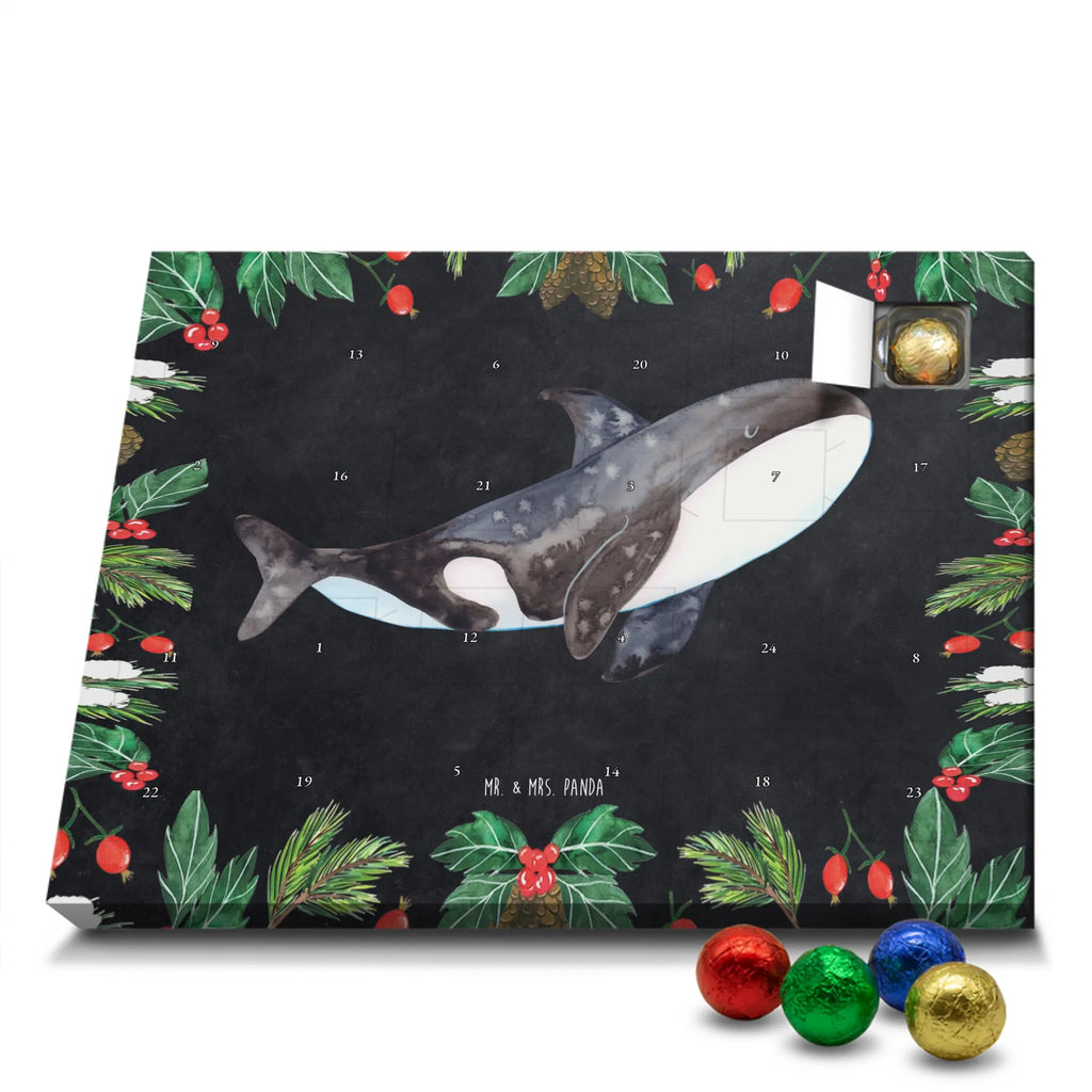Chocolate advent calendar Orca manatee, vacation, aquatic animals, deep sea, underwater animals, seafood fans, underwater world, seafood posters, seafood decoration, whale, reef, water world, lobster, sea urchin, gift ideas, shrimp, narwhal, corals, gifts for seafood lovers, platypus, crocodile, shells, Seafood, ocean, self-love, new start, work, killer whale, opportunities