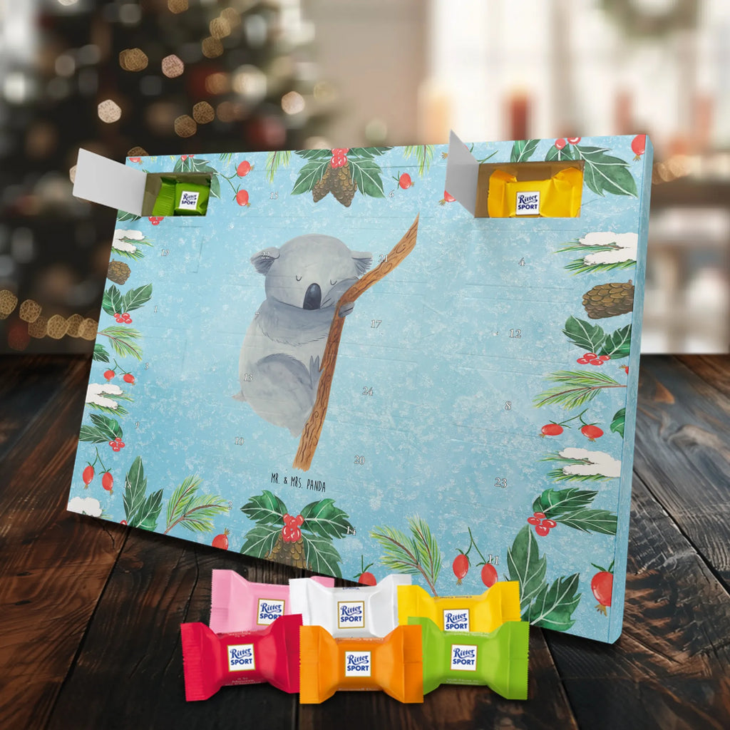 Chocolate advent calendar koala gift ideas, gifts, small animals, good mood, cute, funny sayings, cute animal motives, hand drawn, special gifts, card, animal lover, dream, bedroom, dreamland, sleeping, koala bear