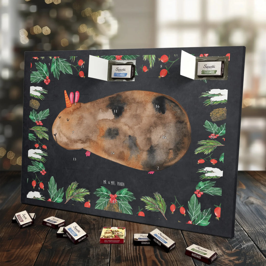 Chocolate advent calendar unicorn Guinea pig guinea pig, squirrels