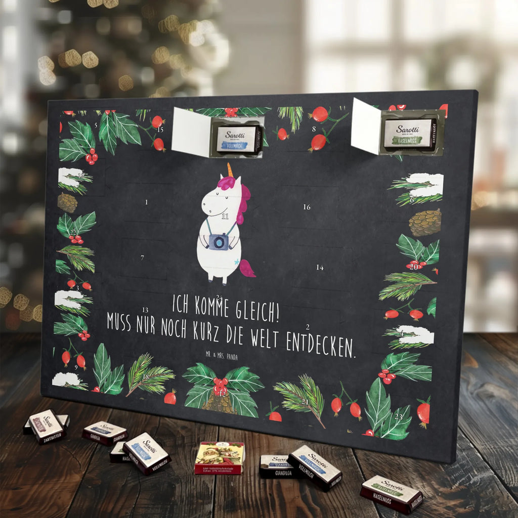 Chocolate advent calendar unicorn photographer Holiday, Photography, Photographer, Camera, Photographer gift, Traveler gift