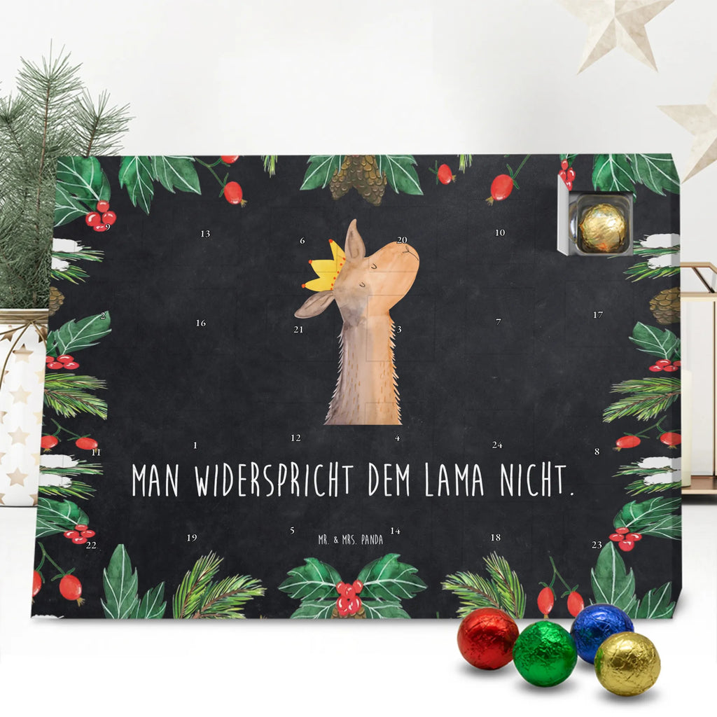 Chocolate advent calendar llama head king trendy animal, alpaca, Llama, king, office colleague, supervisor, high school graduation, mum, girlfriend, colleague
