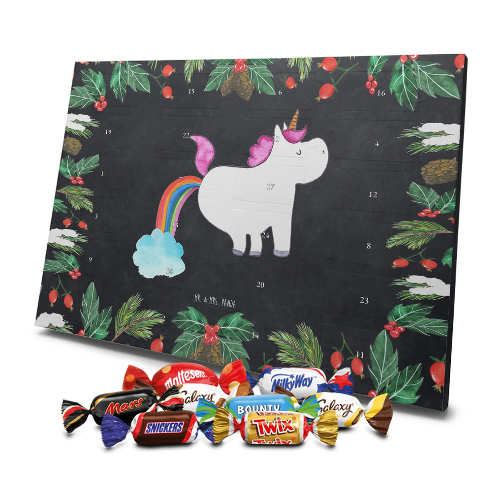 Chocolate advent calendar unicorn fart fart, unicorn fart, uniorn saying, girlfriend gift, fun, rainbow, present