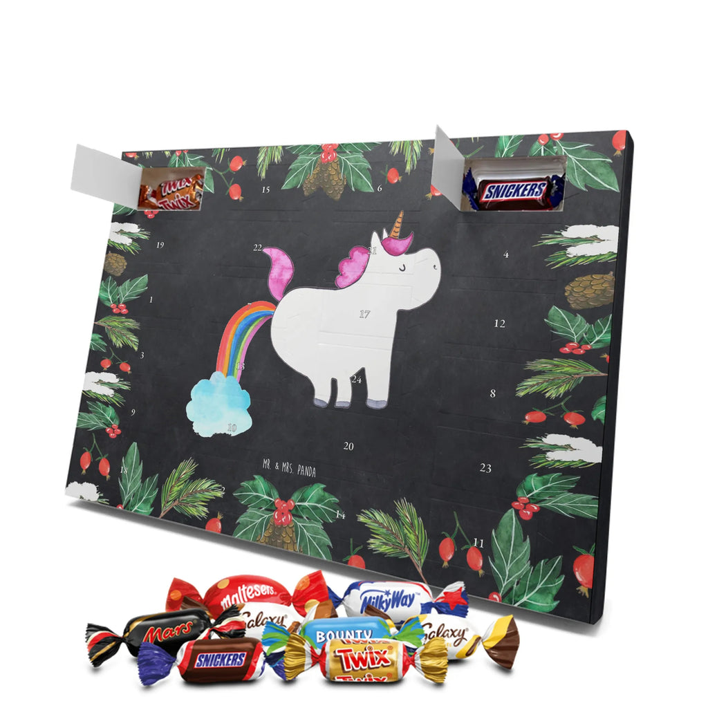 Chocolate advent calendar unicorn fart fart, unicorn fart, uniorn saying, girlfriend gift, fun, rainbow, present