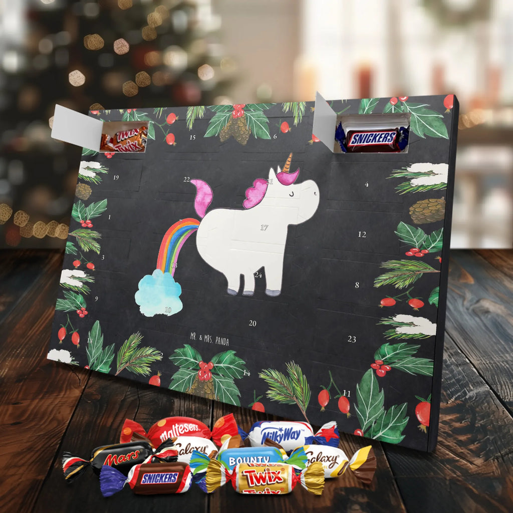Chocolate advent calendar unicorn fart fart, unicorn fart, uniorn saying, girlfriend gift, fun, rainbow, present