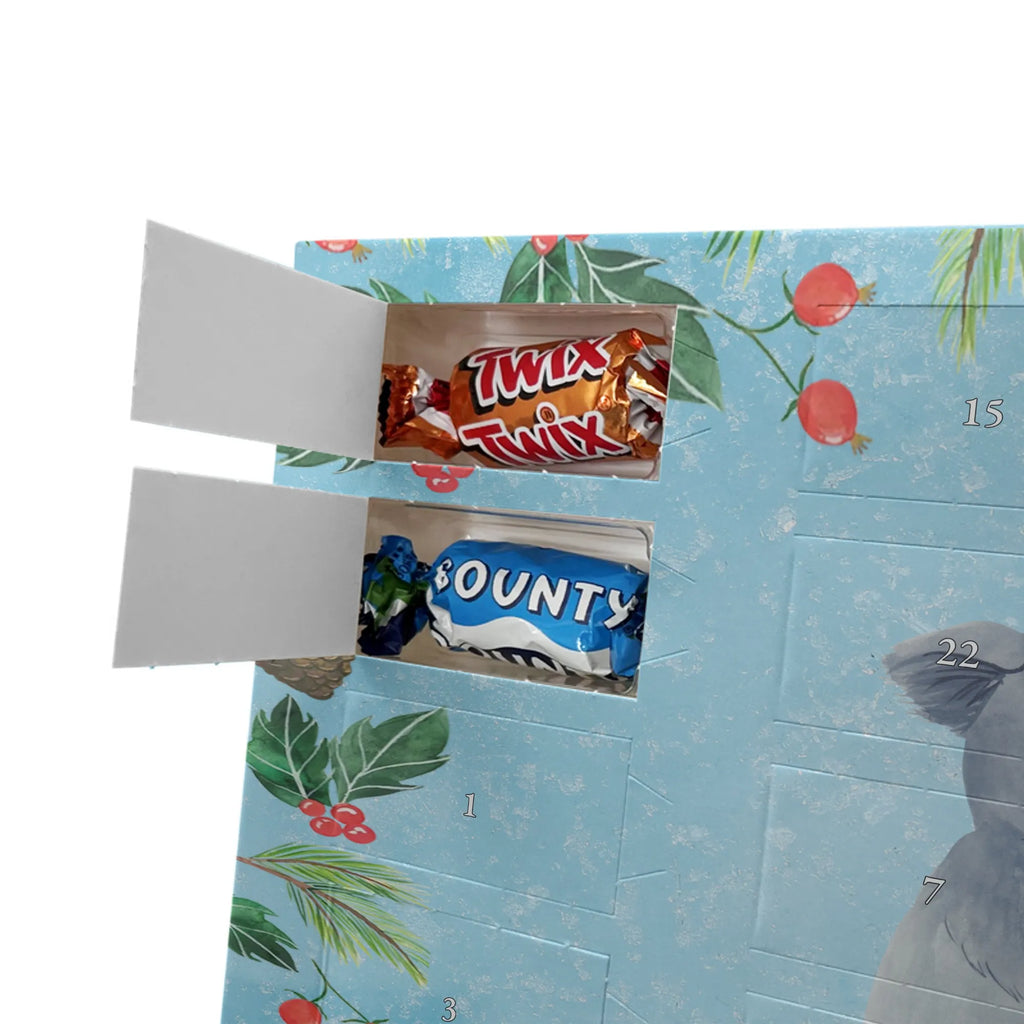 Chocolate advent calendar koala gift ideas, gifts, small animals, good mood, cute, funny sayings, cute animal motives, hand drawn, special gifts, card, animal lover, dream, bedroom, dreamland, sleeping, koala bear