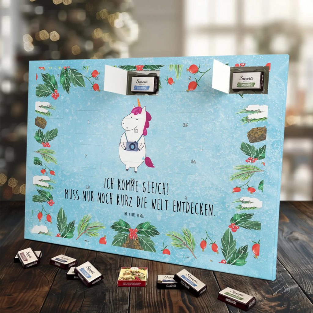 Chocolate advent calendar unicorn photographer Holiday, Photography, Photographer, Camera, Photographer gift, Traveler gift