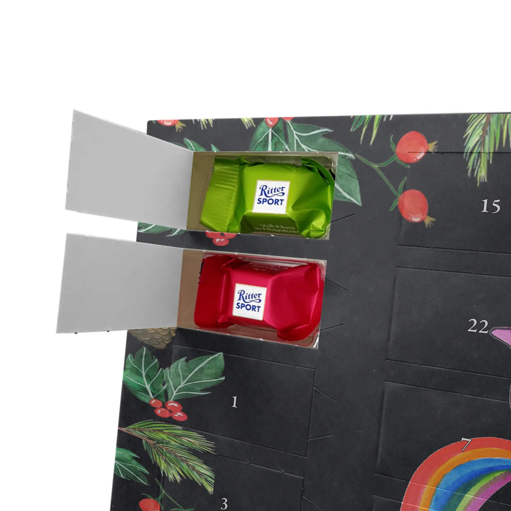 Chocolate advent calendar unicorn fart fart, unicorn fart, uniorn saying, girlfriend gift, fun, rainbow, present