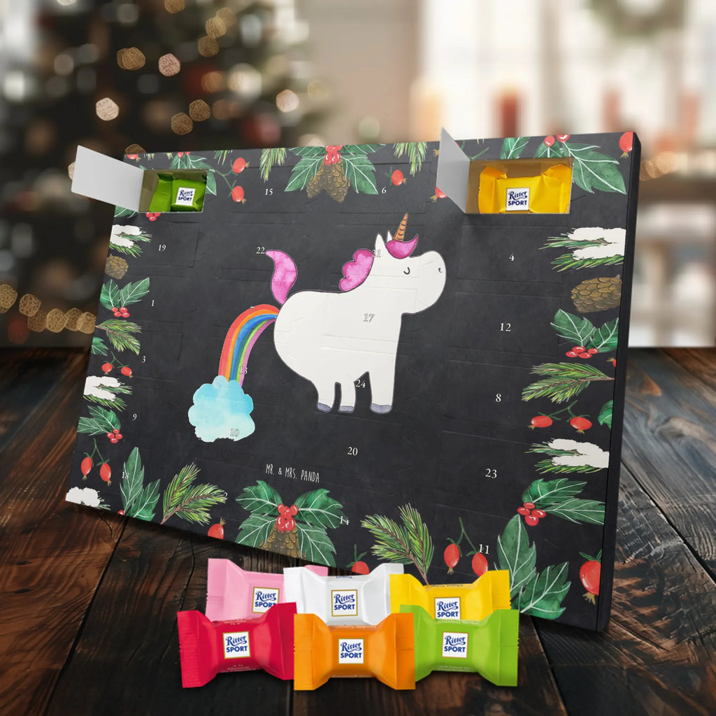 Chocolate advent calendar unicorn fart fart, unicorn fart, uniorn saying, girlfriend gift, fun, rainbow, present
