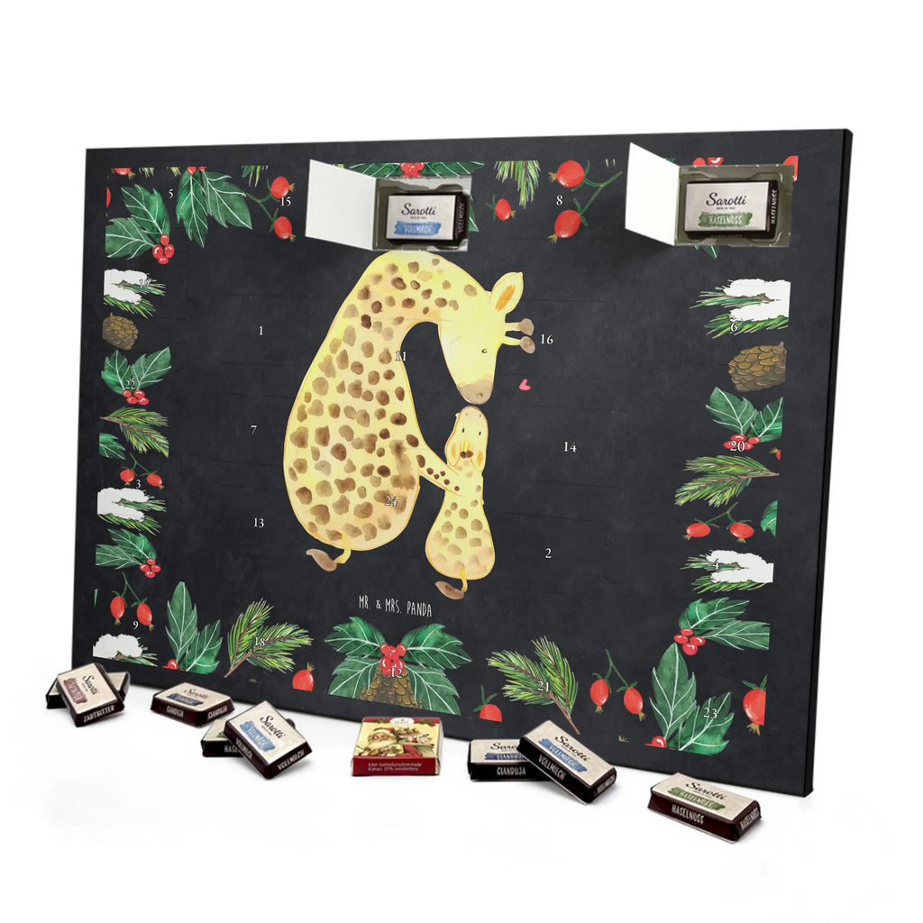 Chocolate advent calendar giraffe child Africa, favourite person, mother, daughter, son, mum, child