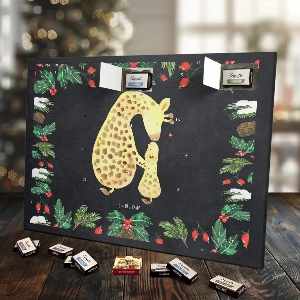Chocolate advent calendar giraffe child Africa, favourite person, mother, daughter, son, mum, child