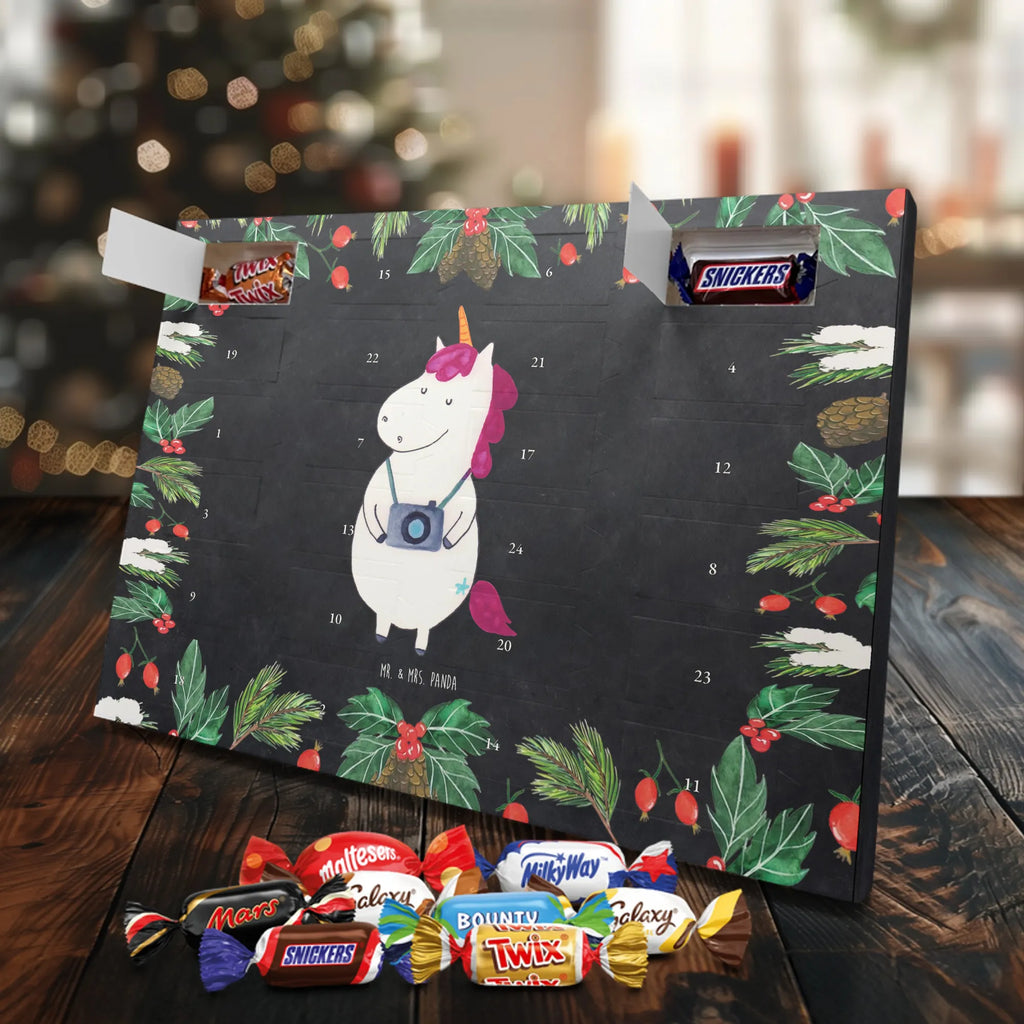 Chocolate advent calendar unicorn photographer Holiday, Photography, Photographer, Camera, Photographer gift, Traveler gift