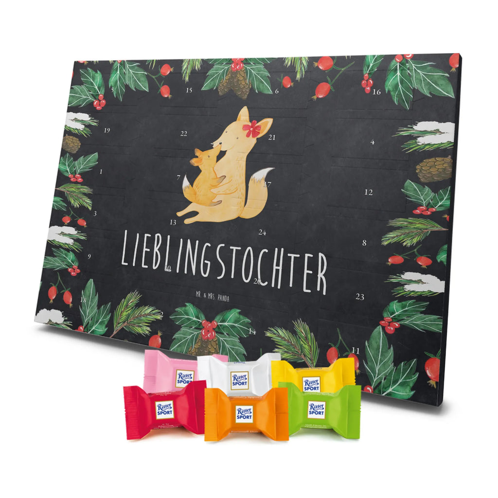 Chocolate advent calendar Fox mummy Father's Day, Mother's Day, daughter, mother, favourite daughter, best daughter, present