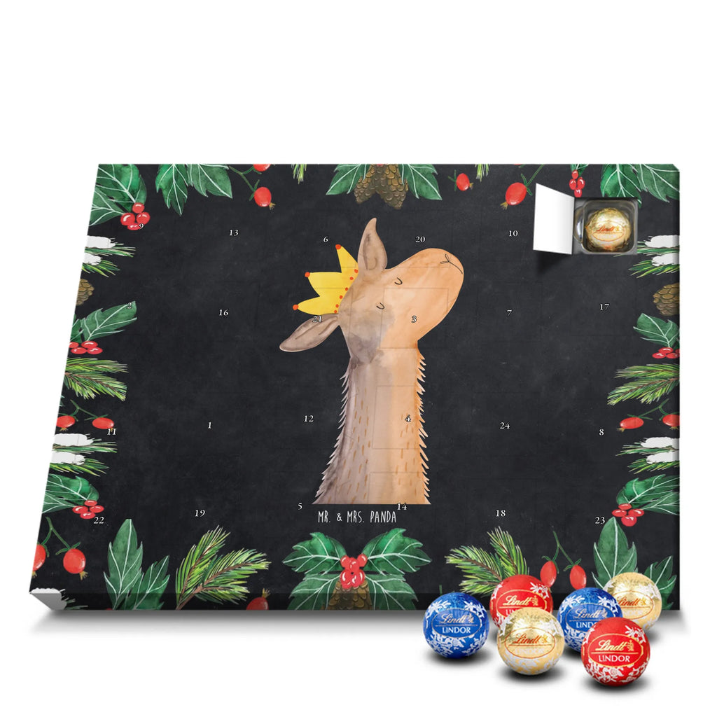 Chocolate advent calendar llama head king trendy animal, alpaca, Llama, king, office colleague, supervisor, high school graduation, mum, girlfriend, colleague