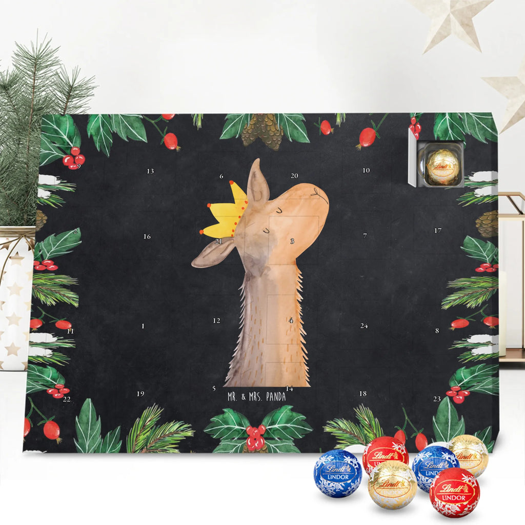Chocolate advent calendar llama head king trendy animal, alpaca, Llama, king, office colleague, supervisor, high school graduation, mum, girlfriend, colleague