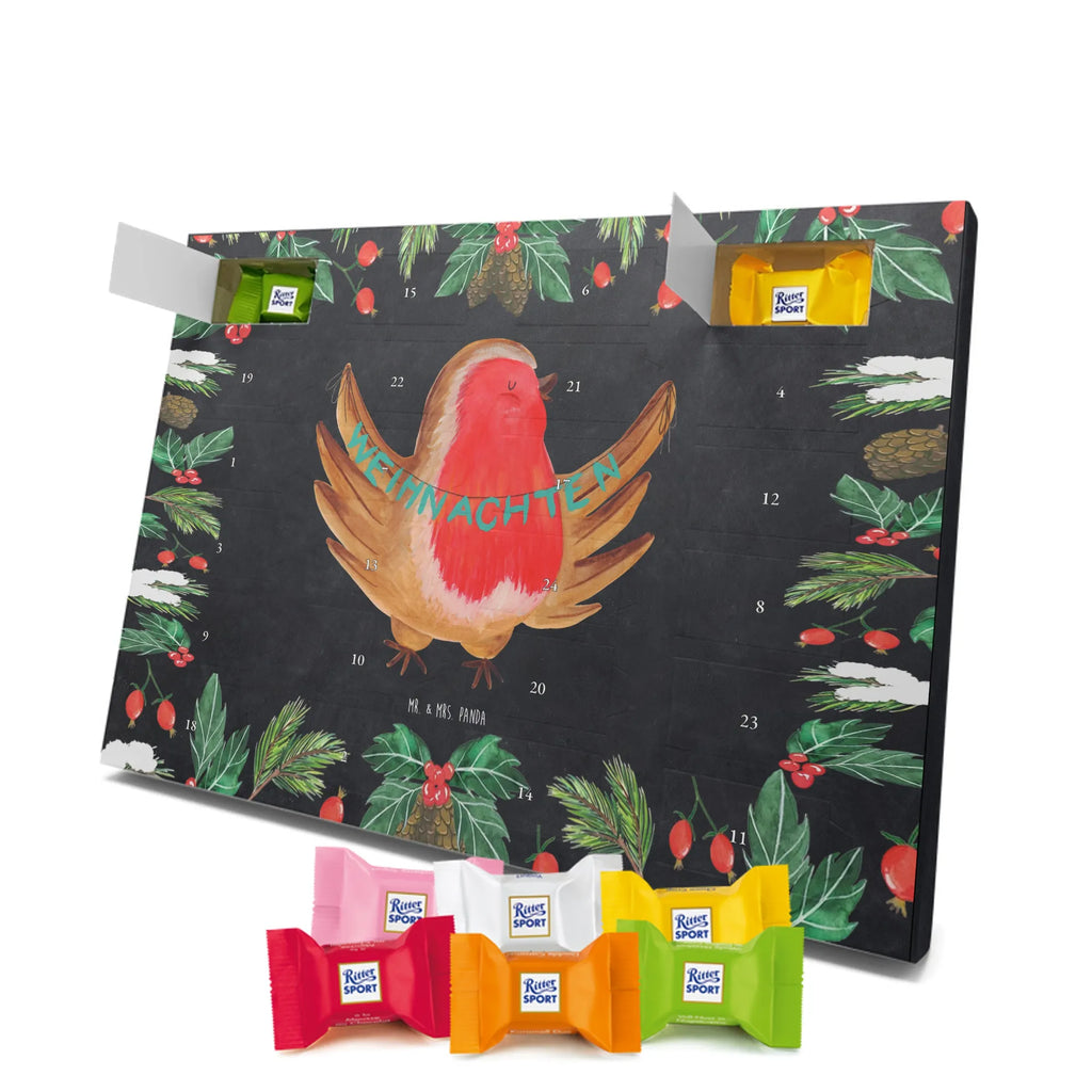 Chocolate advent calendar robin Christmas Christmas time, snow, Christmas greeting, Christmas motif, Merry Christmas, Christmas Eve, bird