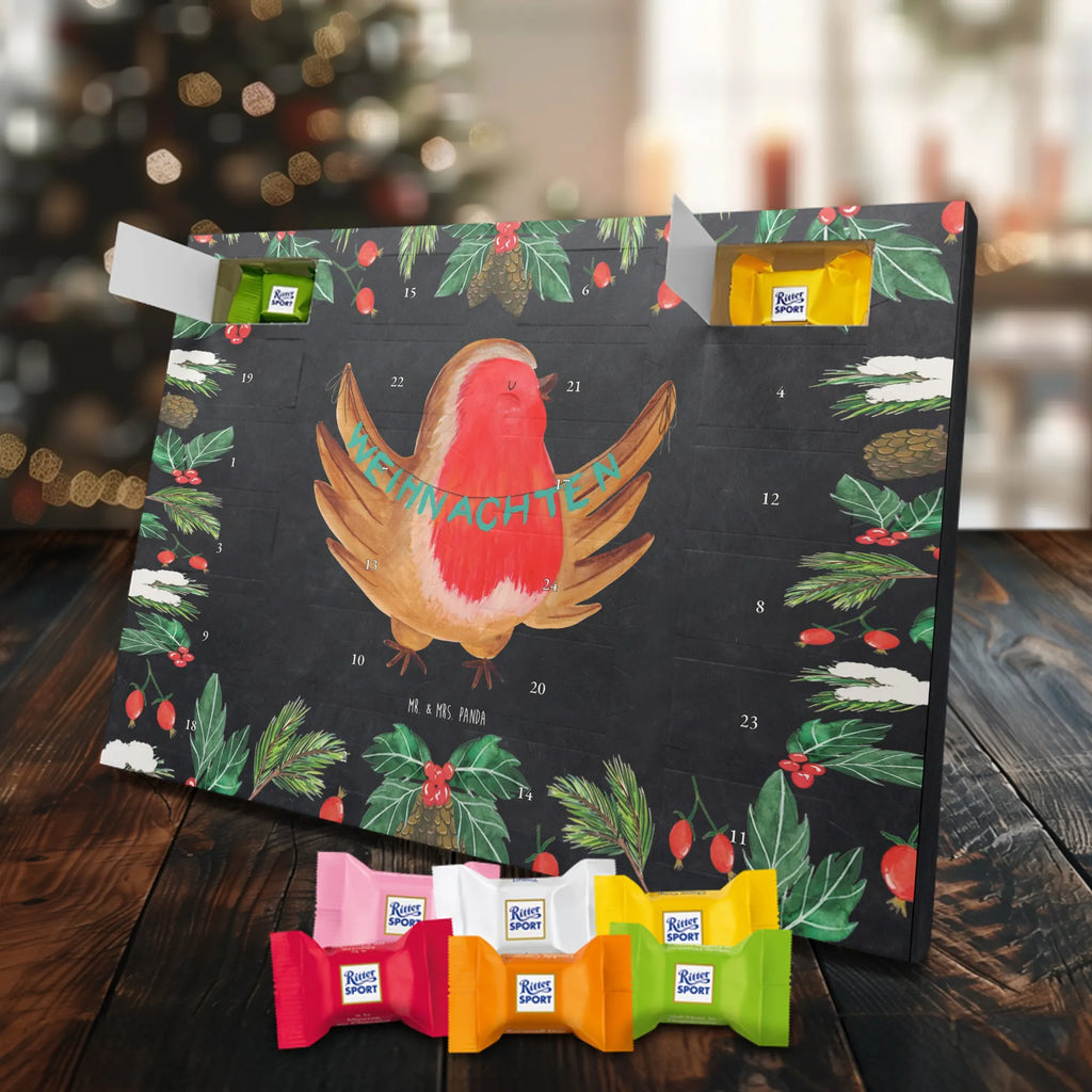 Chocolate advent calendar robin Christmas Christmas time, snow, Christmas greeting, Christmas motif, Merry Christmas, Christmas Eve, bird
