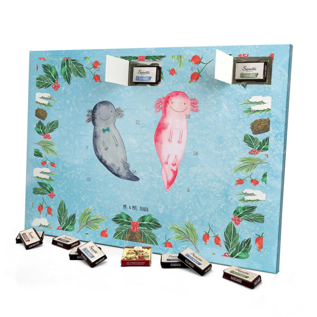 Chocolate advent calendar axolotl Love Loving, Marriage, Proposal of marriage, anniversary gift, Together, Love gift, gift for her, gift for him, Two, Valentine&#39;s Day Gift for Women Love Gift Anniversary Wedding Anniversary Party Favor Gift for Girlfriend Gift for Partner Boyfriend Gift Token of Love for Men for Husband