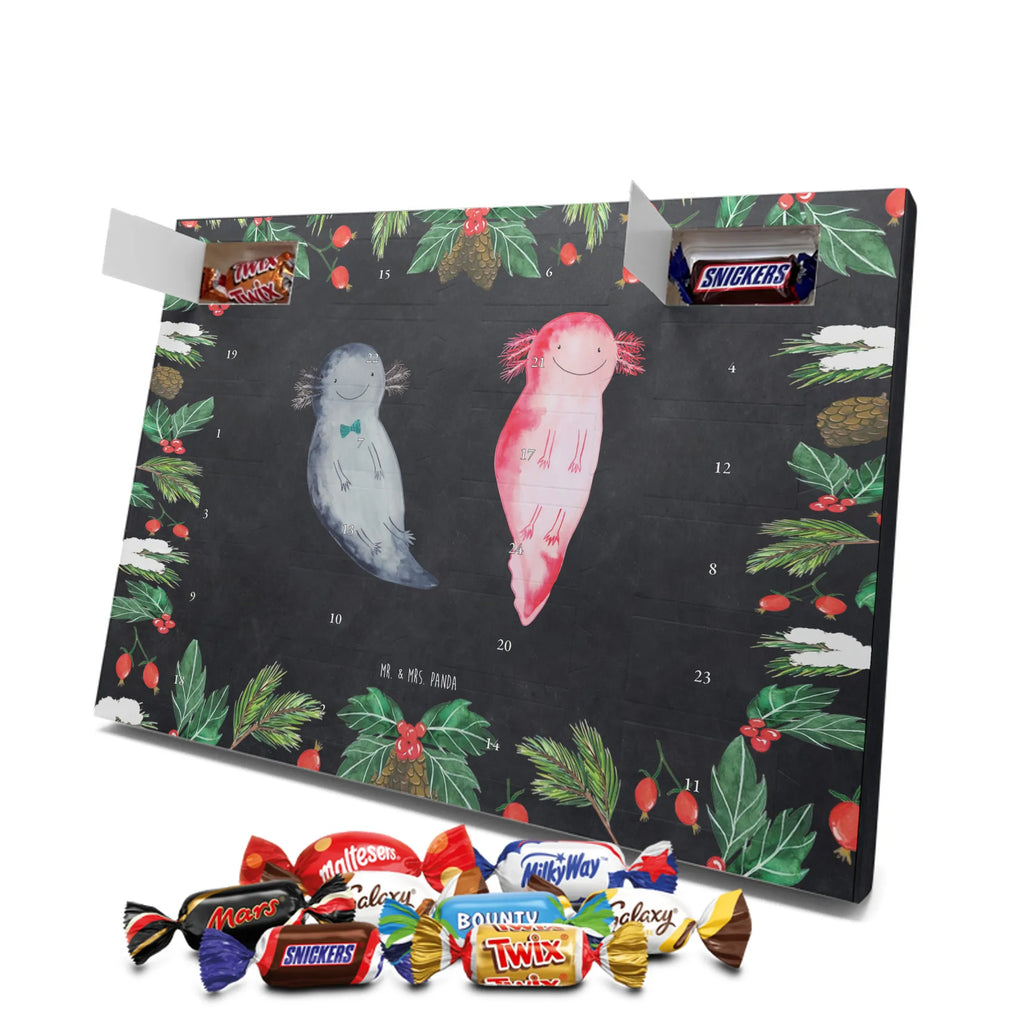 Chocolate advent calendar axolotl Love Loving, Marriage, Proposal of marriage, anniversary gift, Together, Love gift, gift for her, gift for him, Two, Valentine&#39;s Day Gift for Women Love Gift Anniversary Wedding Anniversary Party Favor Gift for Girlfriend Gift for Partner Boyfriend Gift Token of Love for Men for Husband